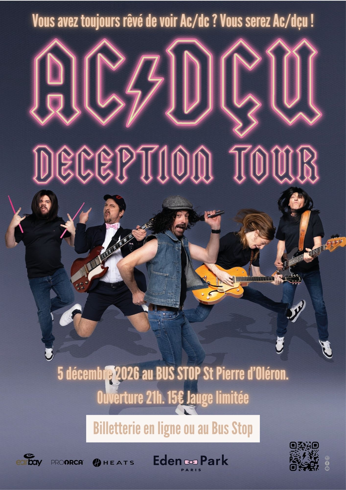 Affiche du concert AC/DCU