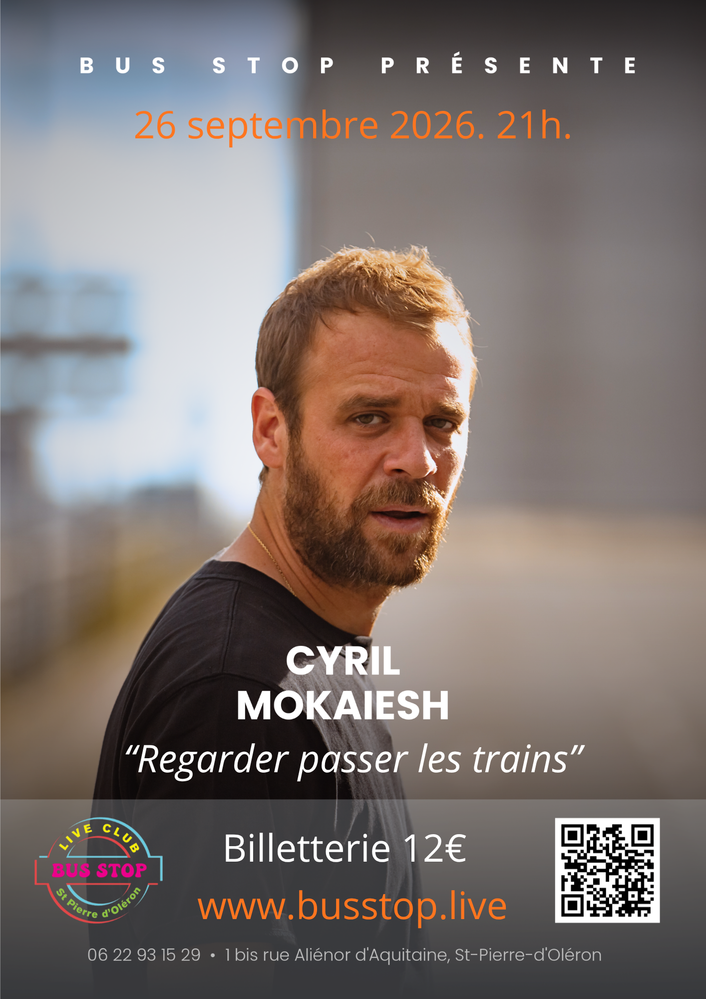 Affiche du concert Cyril Mokaiesh