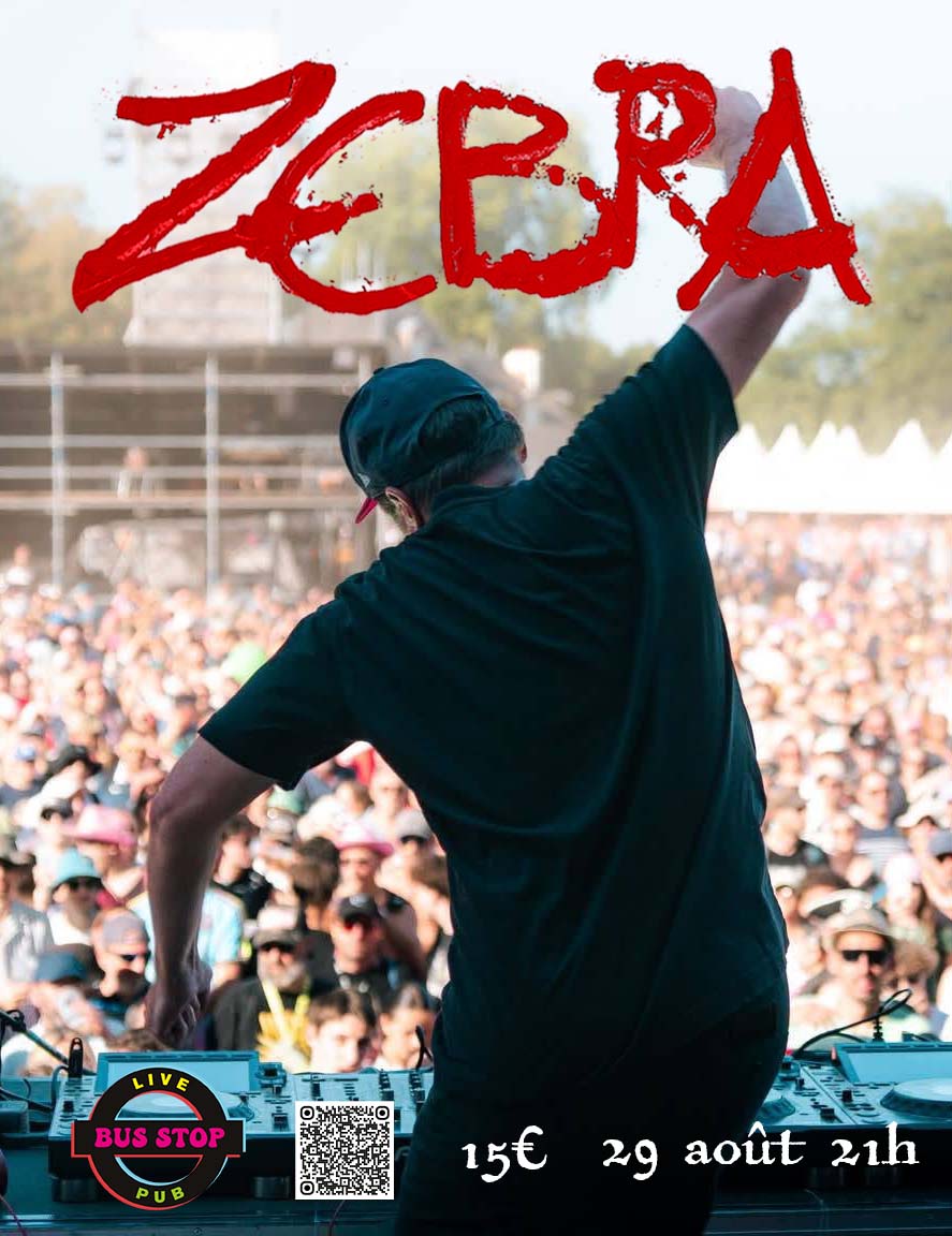 Affiche du concert DJ ZEBRA