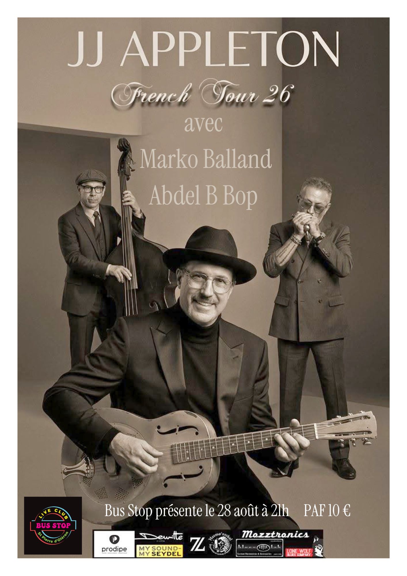 Affiche du concert Marko Balland Trio au Bus Stop